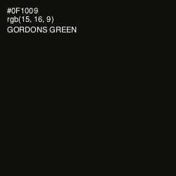 #0F1009 - Gordons Green Color Image